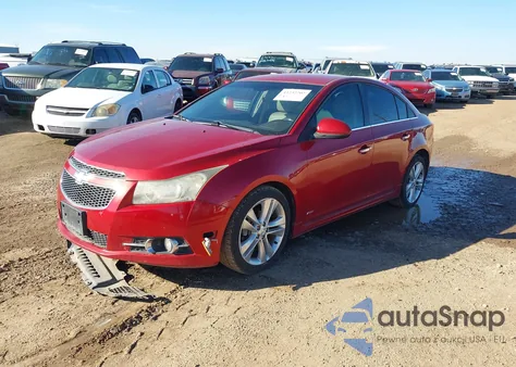 2012 Chevrolet Cruze Ltz из США, поврежденный, VIN 1G1PH5SC4C7308367